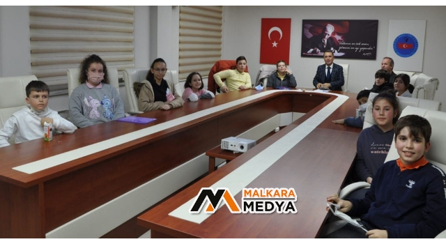 Malkaralı Çocuklardan Kaymakam Yüksel’e Ziyaret
