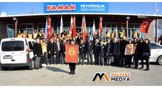 57. Alay Yürüyüş Komitesi Malkara'dan Çanakkale'ye Uğurlandı
