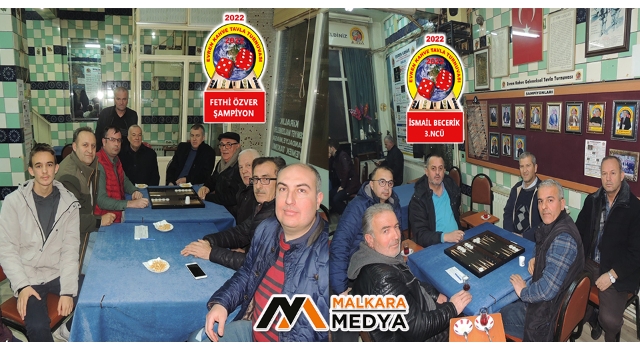 Evren Kahve 12. Geleneksel Tavla Turnuvası Şampiyonu FETHİ ÖZVER Oldu