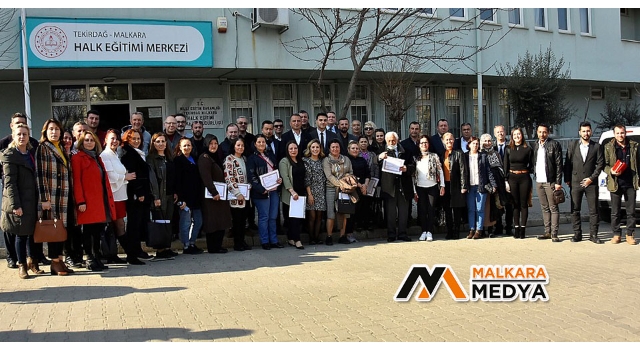 Malkara Kent Konseyi Tarafından Düzenlenen İlk Yardım Eğitimini Tamamlayan Kursiyerlere Sertifikaları Verildi
