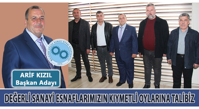 32 Yıllık Esnaf Arif Kızıl, Malkara Küçük Sanayi Sitesi Kooperatifine Başkan Adaylığını Açıkladı