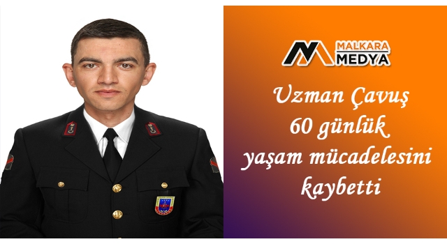 Malkara'da Uzman Çavuş 60 günlük yaşam mücadelesini kaybetti