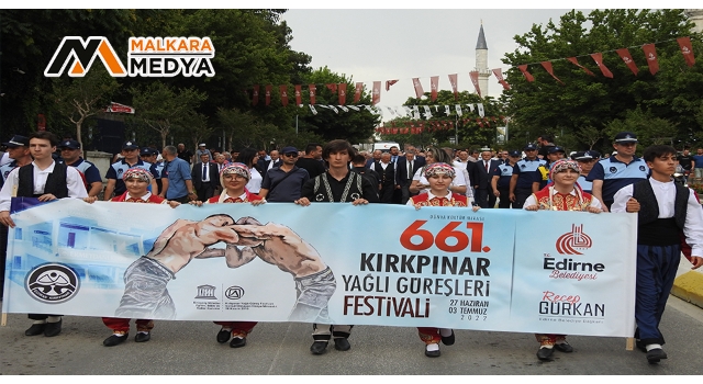 661. Tarihi Kırkpınar Yağlı Güreşleri Festivali başladı