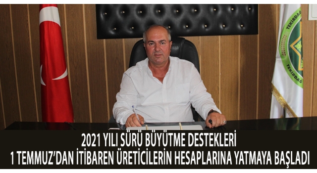 Sürü büyütme ve yenileme desteği hesaplara yatmaya başladı