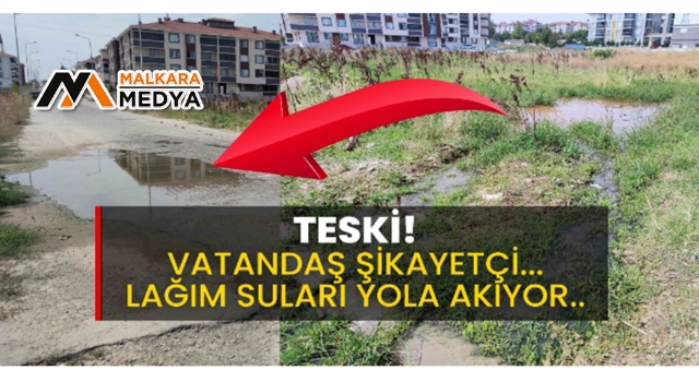 Malkara’da günlerdir lağım suları yola akıyor!..