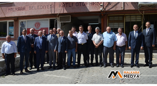 Vali Aziz Yıldırım, Malkaralı Muhtarlarla Bir Araya Geldi