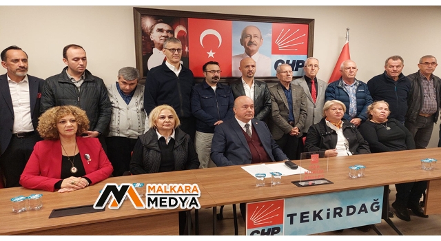 CHP Tekirdağ’dan toplu istifa açıklaması