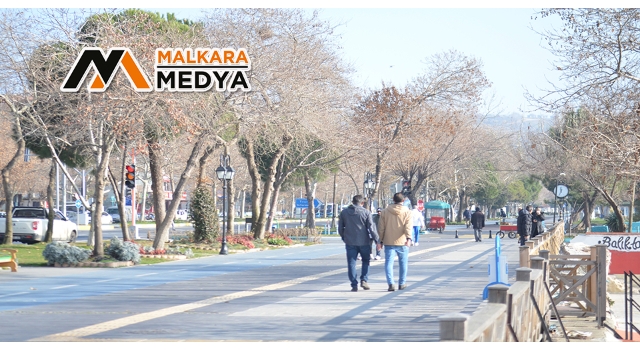 Tekirdağ'a kıştan önce bahar havası geldi