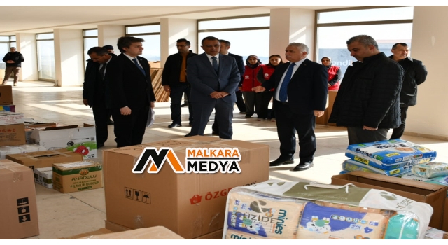 Vali Aziz Yıldırım, Malkara'da Yardım Çalışmalarını Yerinde Takip Etti