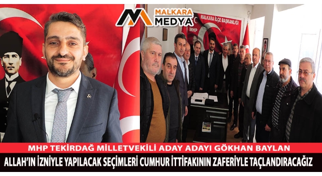 Malkaralı Girişimci İş İnsanı Gökhan Baylan, MHP Tekirdağ Milletvekili Aday Adaylığını Açıkladı