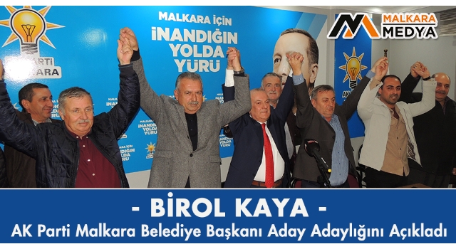Birol Kaya, Malkara Belediye Başkanı Aday Adaylığını Açıkladı