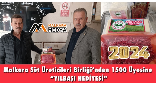 Malkara Süt Üreticileri Birliği’nden 1500 Üyesine “YILBAŞI HEDİYESİ”