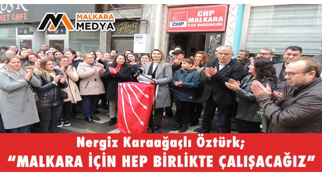 Nergiz Karaağaçlı Öztürk; “MALKARA İÇİN HEP BİRLİKTE ÇALIŞACAĞIZ” dedi. Malkara Belediye Başkanı Aday Adaylığını Açıkladı