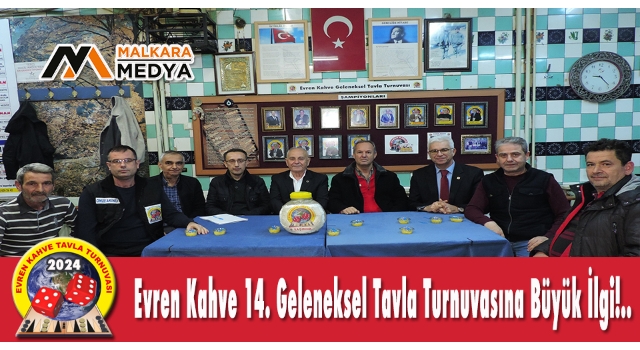 Evren Kahve 14. Geleneksel Tavla Turnuvasına Büyük İlgi!..