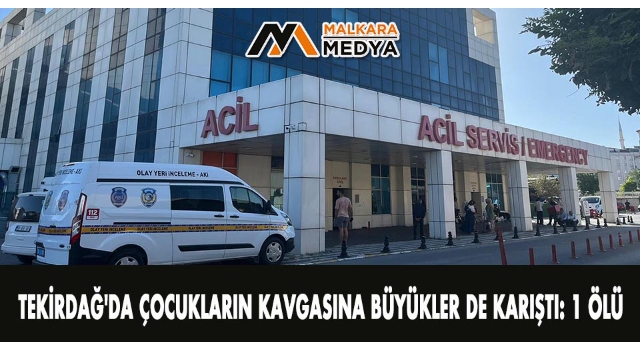 Tekirdağ'da çocukların kavgasına büyükler de karıştı: 1 ölü