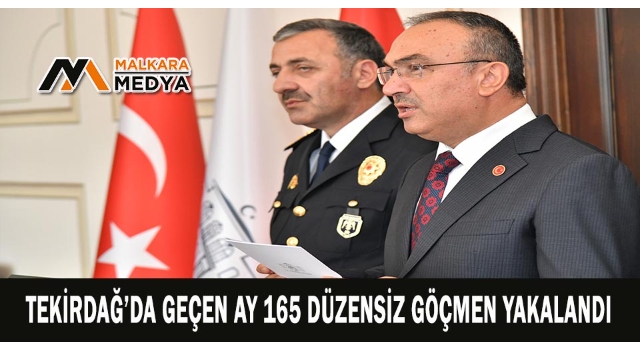 Tekirdağ’da geçen ay 165 düzensiz göçmen yakalandı