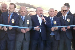 TBMM Başkanı Şentop ve Bakan Turhan Tekirdağ’da yol açılışına katıldı
