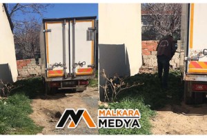 Malkara’da Kamyonetin akülerini çaldılar