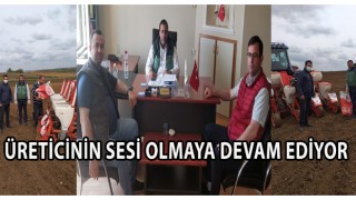 Cem Özkan, "Üreticinin Sesi Olmaya Devam Ediyor!"