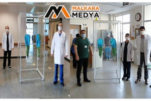 Yerli imkanlarla üretilen izole kabin ve sedyeler 10 ilçeye dağıtıldı