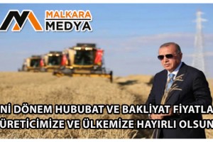 Cumhurbaşkanı Erdoğan; “Buğday Fiyatını Ton Başına 1650 TL Yaptık”