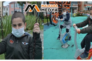 Günler sonra parka çıkan minik Hasan’dan tüm ülkeye mesaj var