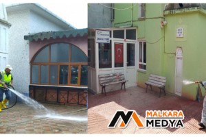 Malkara Belediyesi, Camilerde Dezenfekte ve Temizlik Çalışması Yaptı