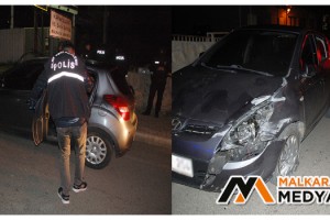 Malkara'da otobüse çarpmamak için manevra yaptı, bariyerlere çarptı: 2 yaralı