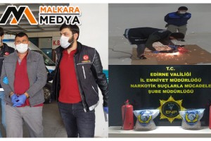 Yangın söndürme tüplerinden 20 kg eroin çıktı