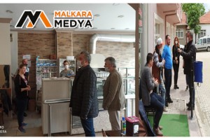 Malkara Belediye Başkanı Ulaş Yurdakul Zor Zamanlar Geçiren Esnafları Ziyaret Etti