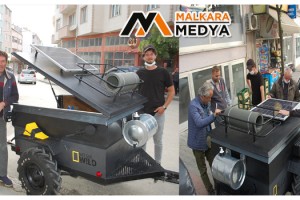 Malkara'da baba oğul hayalini 20 günde sanata dönüştürdü