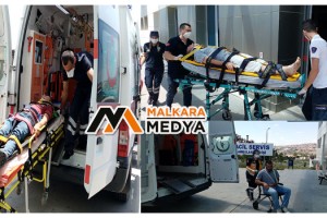 Malkara'da maden ocağında kamyon devrildi: 3 yaralı