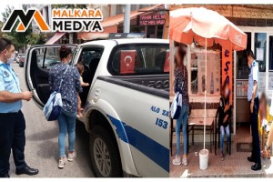 Malkara'da Zabıtadan çocuklarını alet eden dilencilere: “Devletimizin her türlü imkanları var, çocuklarınıza yazık”