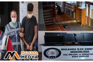Malkara'da cami cemaatini çileden çıkaran hırsızı, ayakkabıları yakalattı