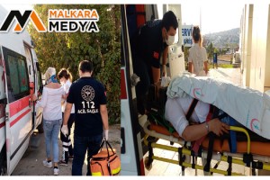 Malkara'da komşusuyla tartışırken düşüp yaralandı