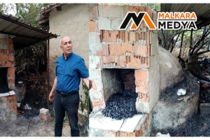 Malkara’da korkutan yangın