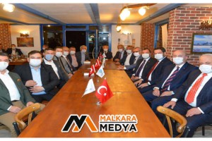 Başkan Yüksel komşu belediye başkanlarını ağırladı