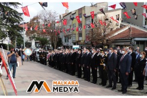 Malkara’da 29 Ekim Cumhuriyet Bayramı Çelenk Töreni Gerçekleştirildi