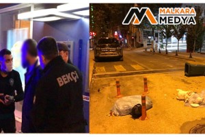 Malkara'da alkollü şahıs “Canım Sıkıldı” diyerek çöp konteynerini tekmeledi