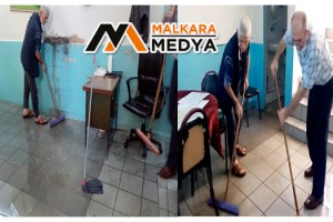 Malkara'da kahvehaneyi su bastı, müşteriler kovalarla suyu tahliye etti