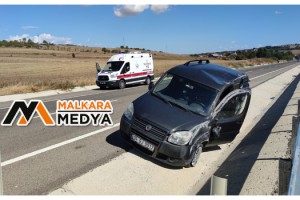 Malkara’da Trafik Kazası; 3 Yaralı