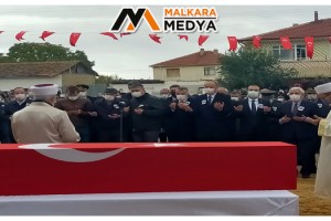 Edirne şehidini uğurladı