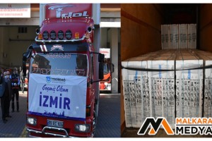 İzmir’e Yardım Zincirine Bir Halka da Tekirdağ Büyükşehir Belediyesi’nden