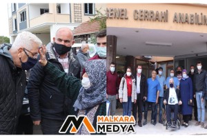 Korona virüsü yenen belediye başkanı 45 gün sonra evine döndü