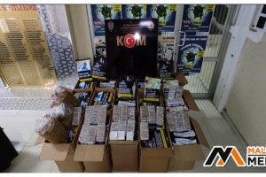 Tekirdağ’da 170 kilo tütün ve 8 bin 120 dolu makaron ele geçirildi