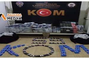 Malkara'da büyük operasyon: Piyasa değeri tam 5 milyon TL.