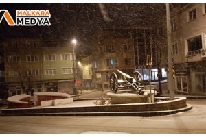 Malkara'da kar sevinci