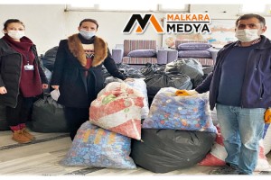 Süleymanpaşa’da 1 buçuk ton plastik kapak toplandı