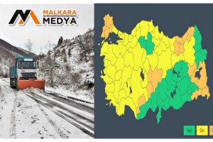 Trakya’ya turuncu kodla kar yağışı uyarısı