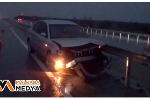 Malkara'da alkollü ve ehliyetsiz sürücü dehşet saçtı: 1 yaralı